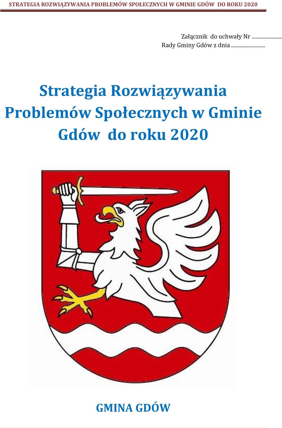 .. Rady Gminy Gdów z dnia.