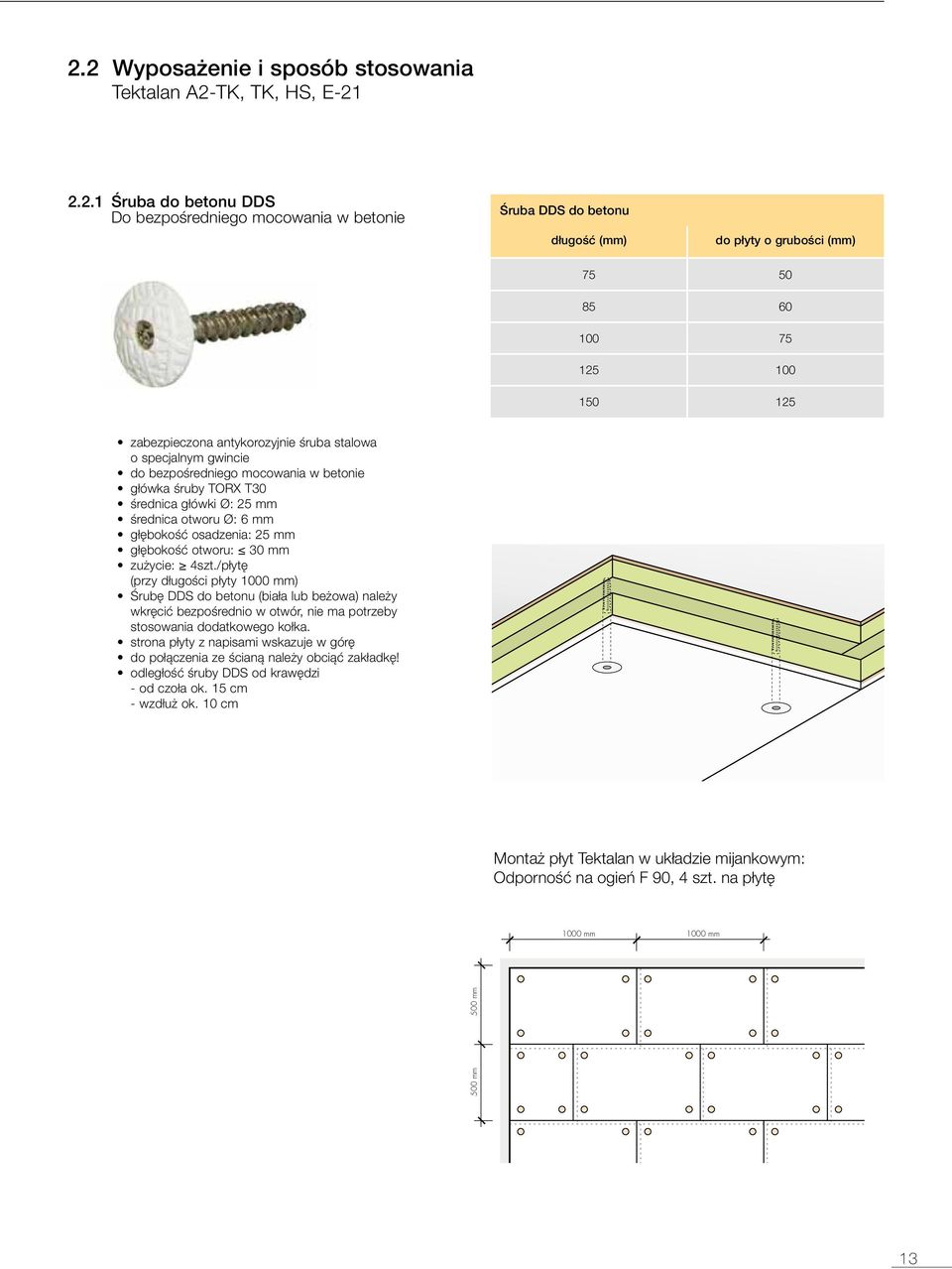 osadzenia: 25 mm głębokość otworu: 30 mm zużycie: 4szt.