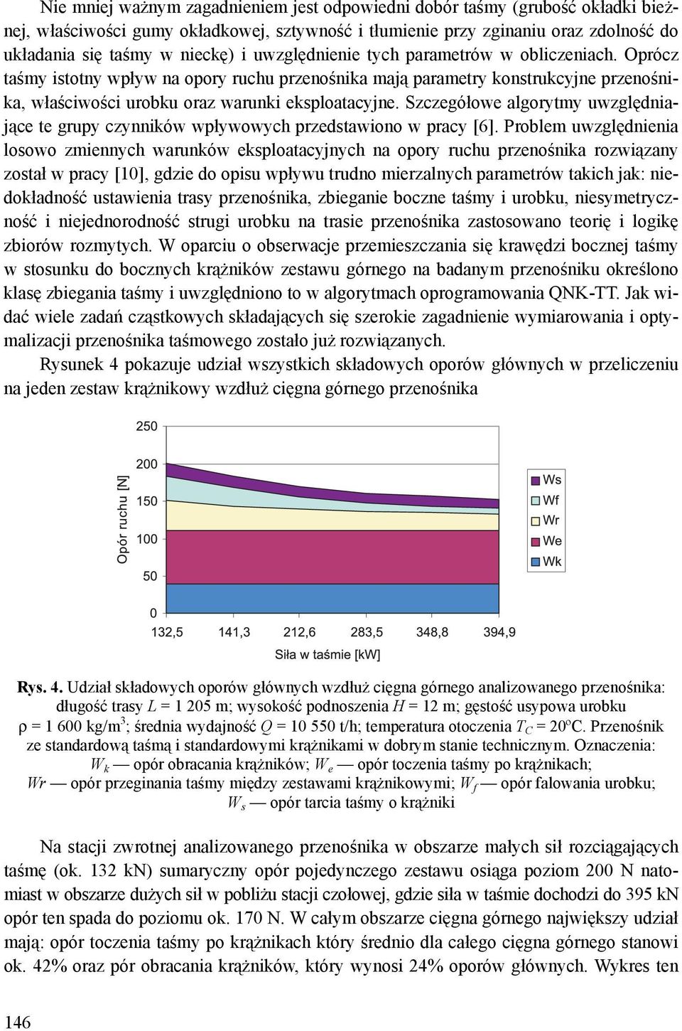 Szczegółowe algorytmy uwzględniające te grupy czynników wpływowych przedstawiono w pracy [6].