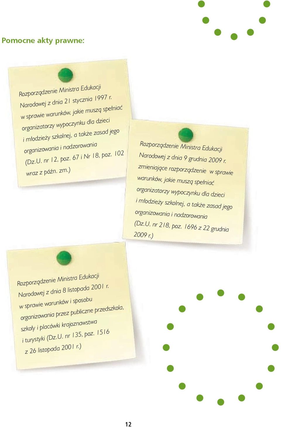 zm.) Rozporządzenie Ministra Edukacji Narodowej z dnia 9 grudnia 2009 r.