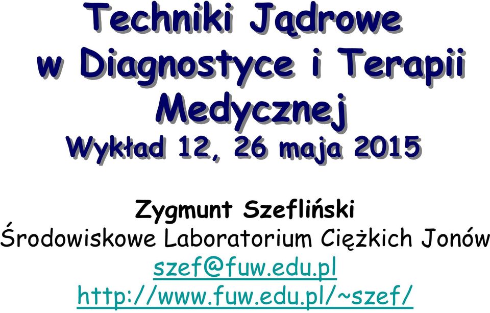 Szefliński Środowiskowe Laboratorium