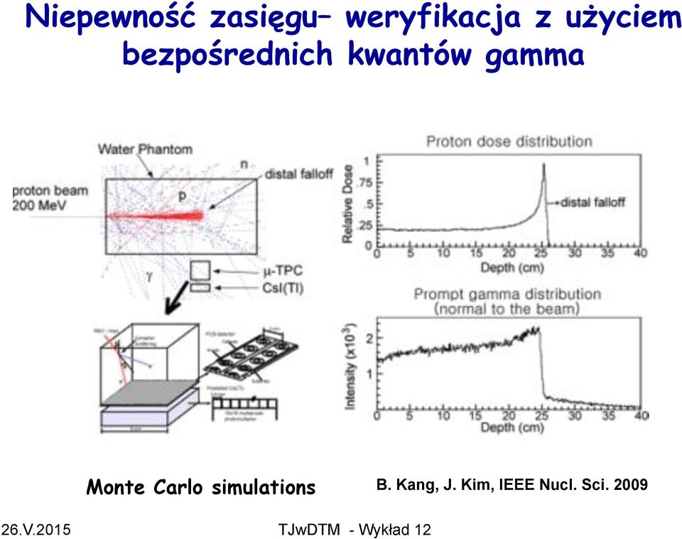 gamma Monte Carlo simulations B.