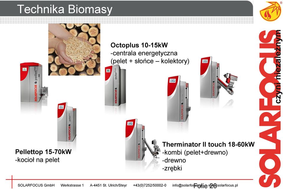 Pellettop 15-70kW -kocioł na pelet Therminator