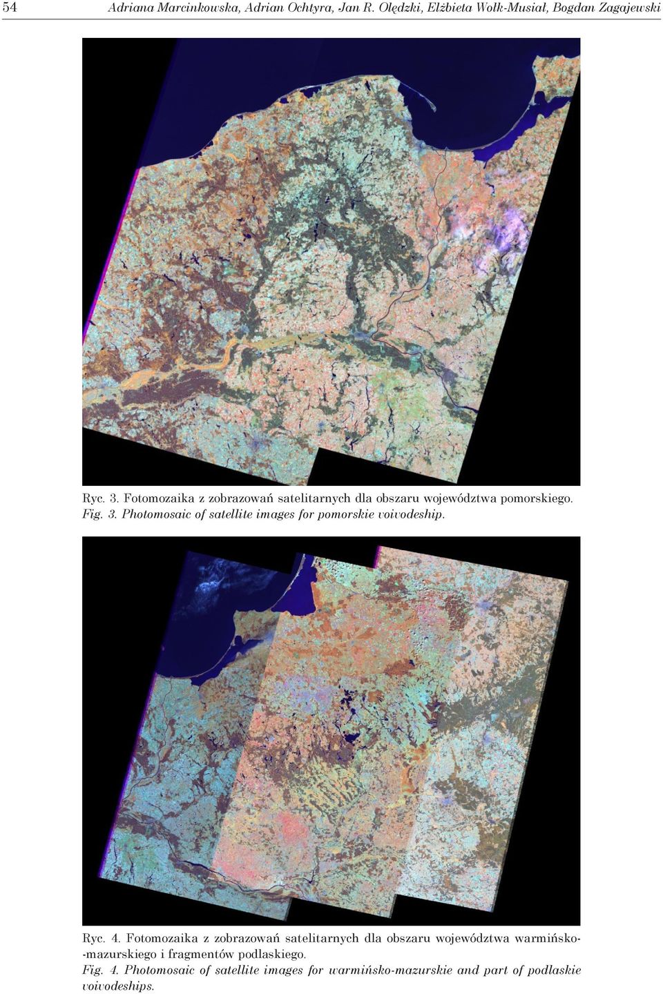 Photomosaic of satellite images for pomorskie voivodeship. Ryc. 4.