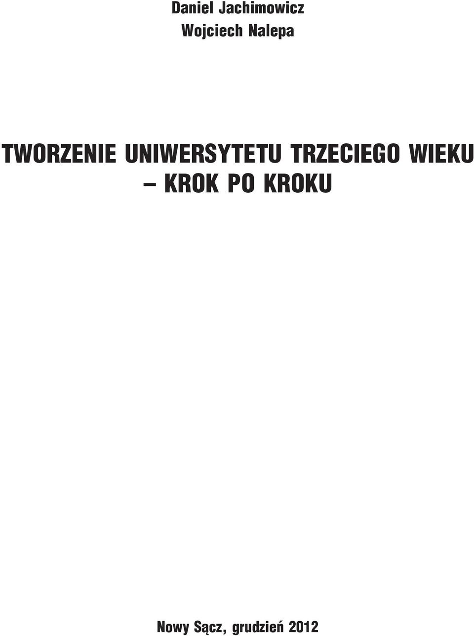 UNIWERSYTETU TRZECIEGO