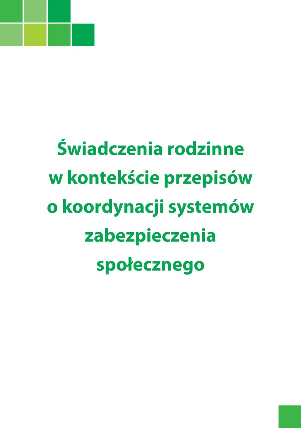 koordynacji systemów