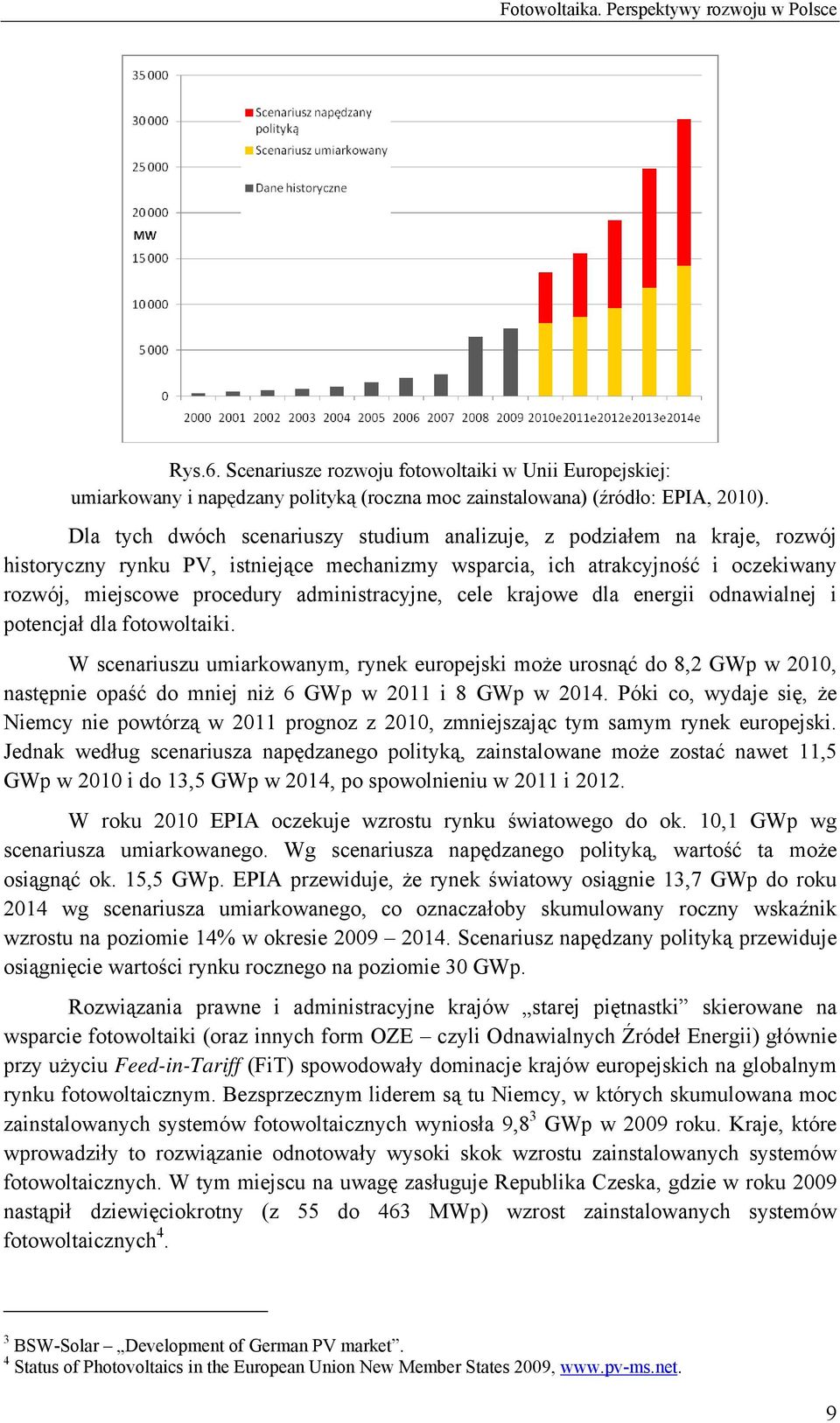 administracyjne, cele krajowe dla energii odnawialnej i potencjał dla fotowoltaiki.