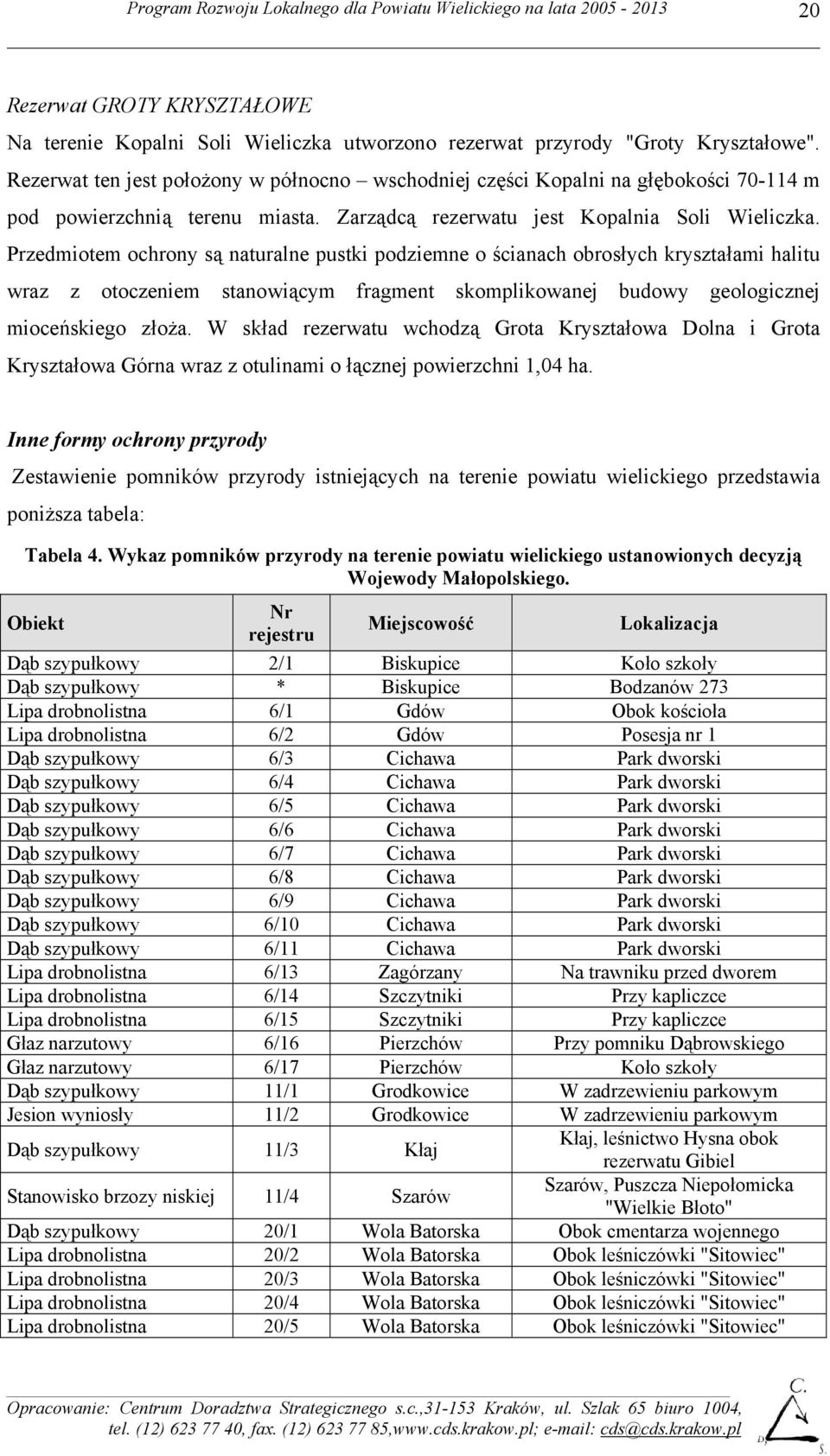 Przedmiotem ochrony są naturalne pustki podziemne o ścianach obrosłych kryształami halitu wraz z otoczeniem stanowiącym fragment skomplikowanej budowy geologicznej mioceńskiego złoża.