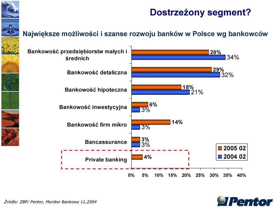 małych i średnich 28% 34% Bankowość detaliczna 29% 32% Bankowość hipoteczna 18% 21% Bankowość