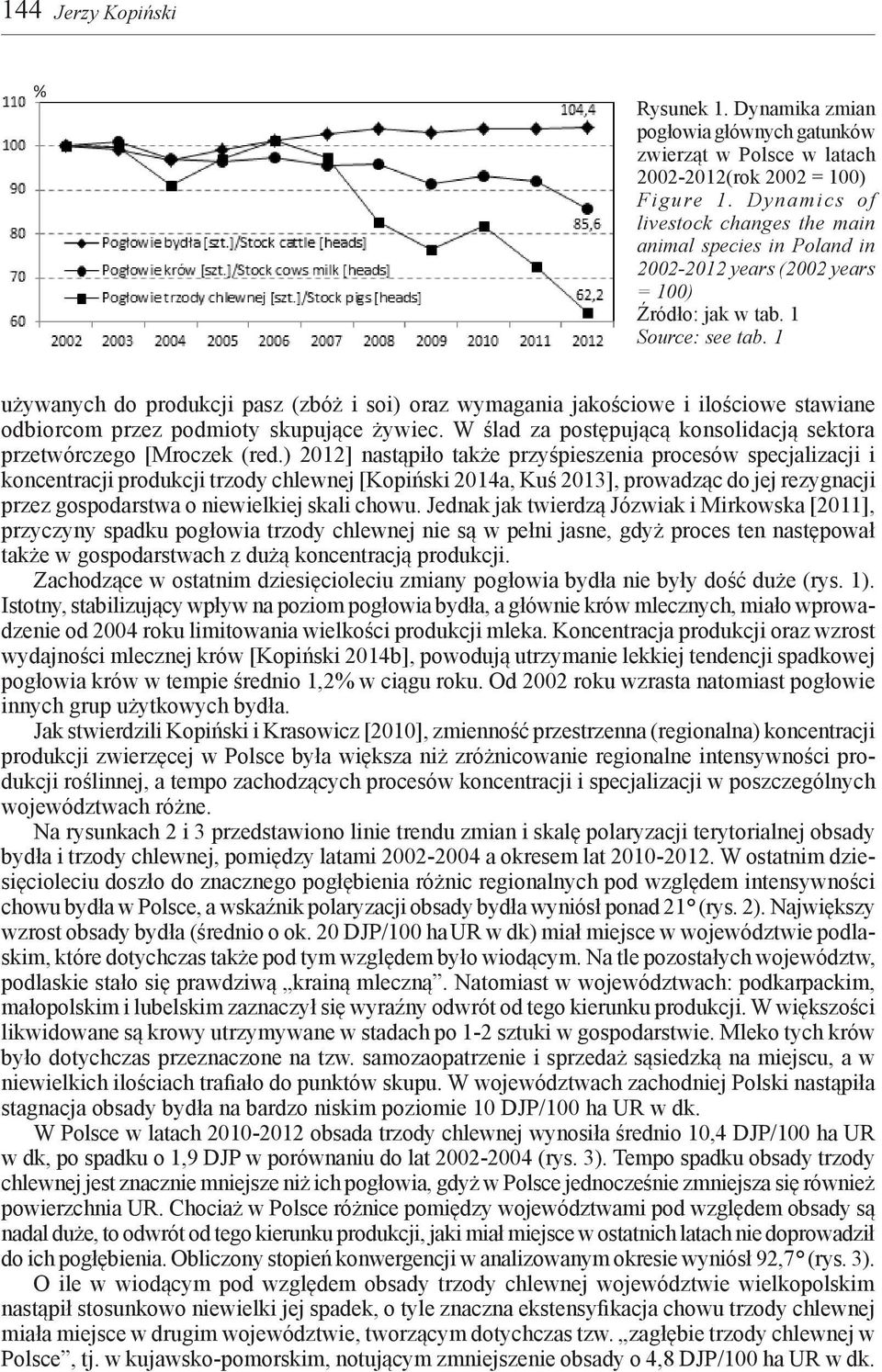 1 używanych do produkcji pasz (zbóż i soi) oraz wymagania jakościowe i ilościowe stawiane odbiorcom przez podmioty skupujące żywiec.