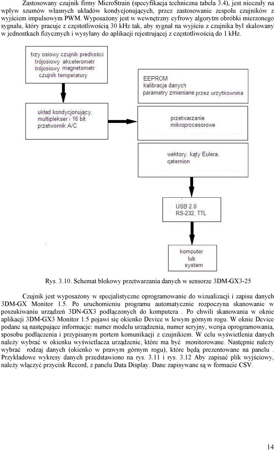 WyposaŜony jest w wewnętrzny cyfrowy algorytm obróbki mierzonego sygnału, który pracuje z częstotliwością 30 khz tak, aby sygnał na wyjściu z czujnika był skalowany w jednostkach fizycznych i