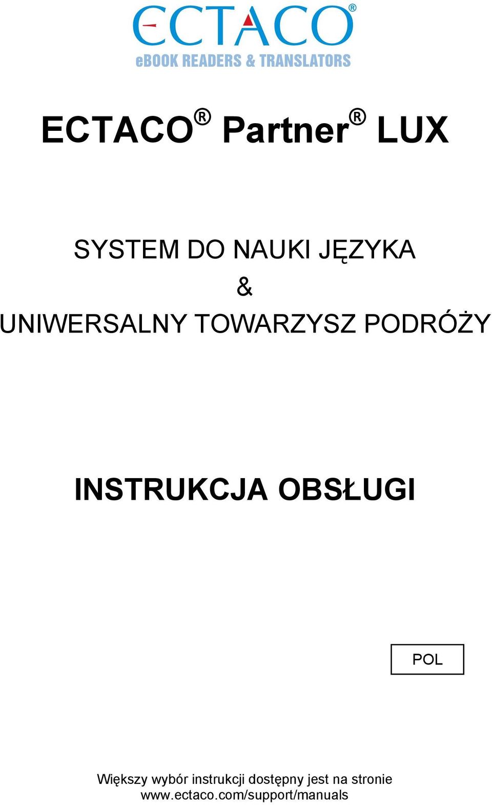 POL Większy wybór instrukcji dostępny