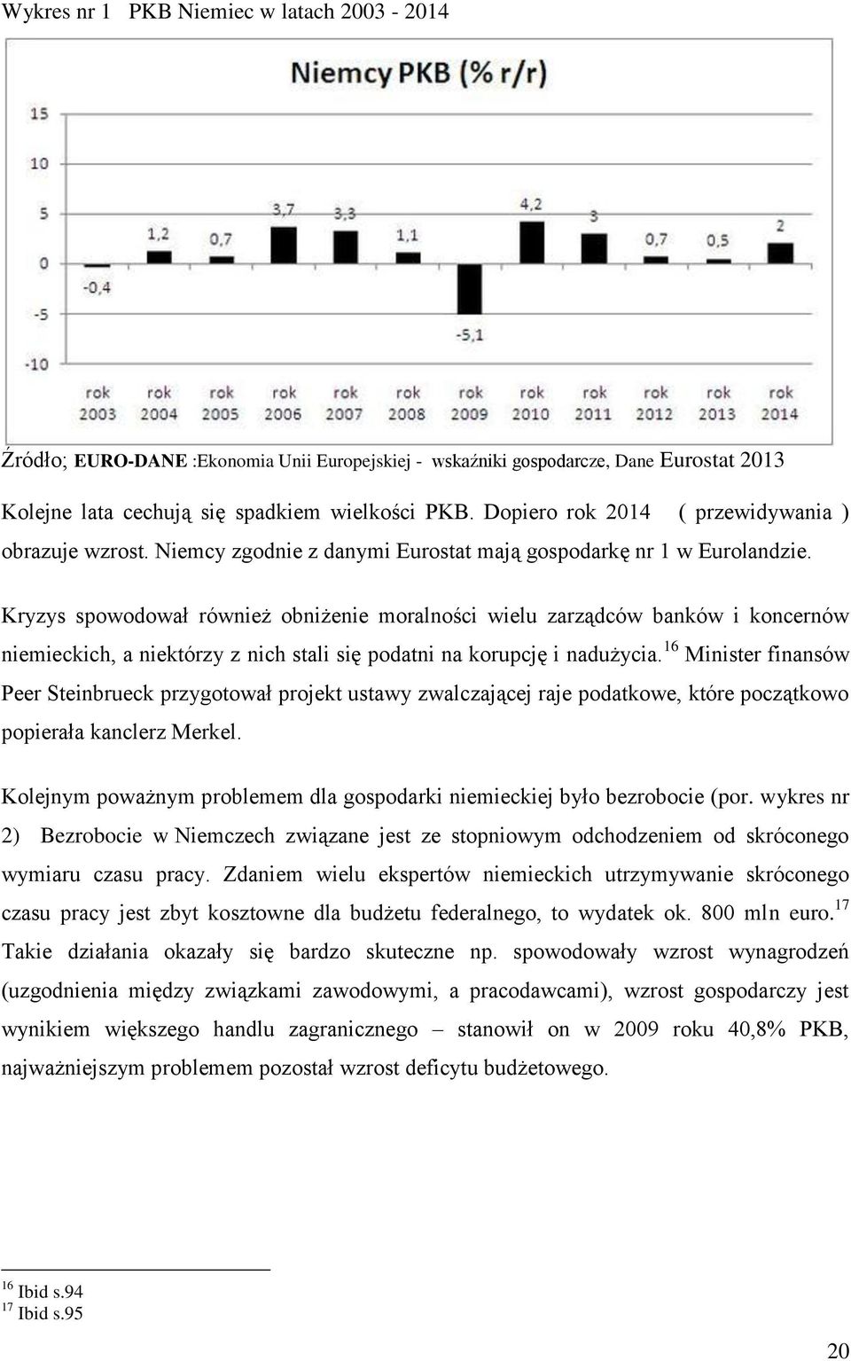 Kryzys spowodował również obniżenie moralności wielu zarządców banków i koncernów niemieckich, a niektórzy z nich stali się podatni na korupcję i nadużycia.