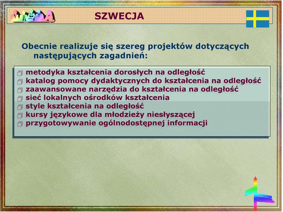 zaawansowane narzędzia do kształcenia na odległość sieć lokalnych ośrodków kształcenia style