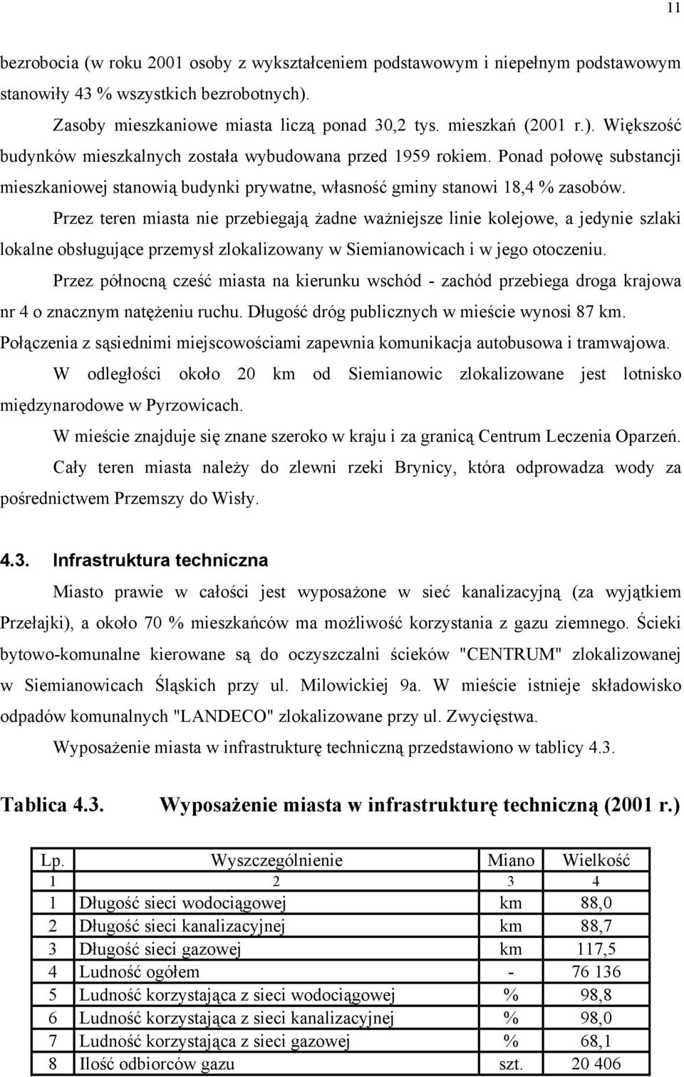 Przez teren miasta nie przebiegają żadne ważniejsze linie kolejowe, a jedynie szlaki lokalne obsługujące przemysł zlokalizowany w Siemianowicach i w jego otoczeniu.