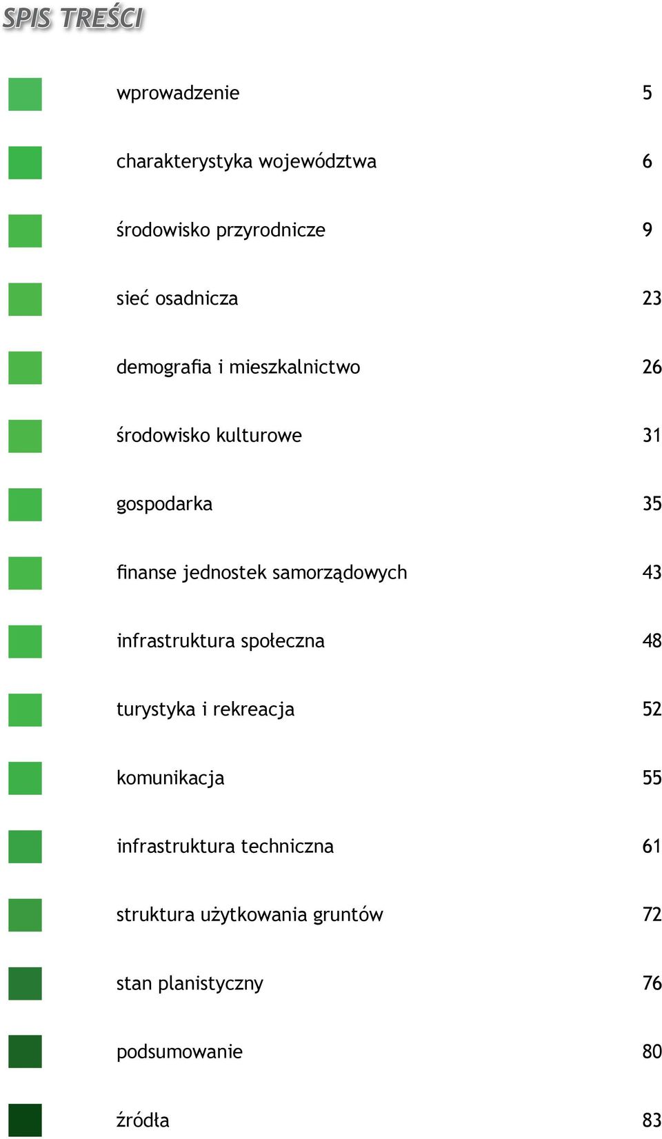 jednostek samorządowych 43 infrastruktura społeczna 48 turystyka i rekreacja 52 komunikacja 55