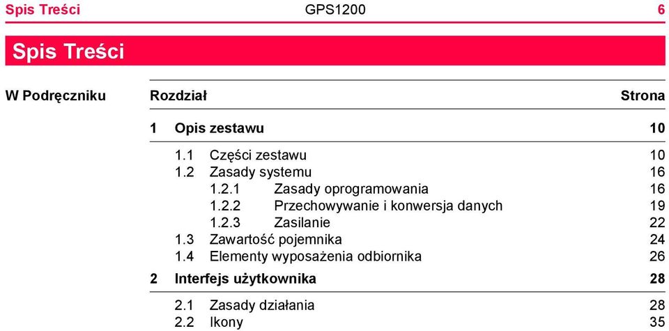 2.3 Zasilanie 22 1.3 Zawartość pojemnika 24 1.