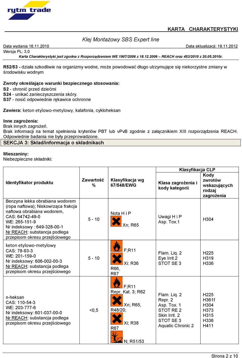 Brak informacji na temat spełnienia kryteriów PBT lub vpvb zgodnie z załącznikiem XIII rozporządzenia REACH. Odpowiednie badania nie były przeprowadzone.