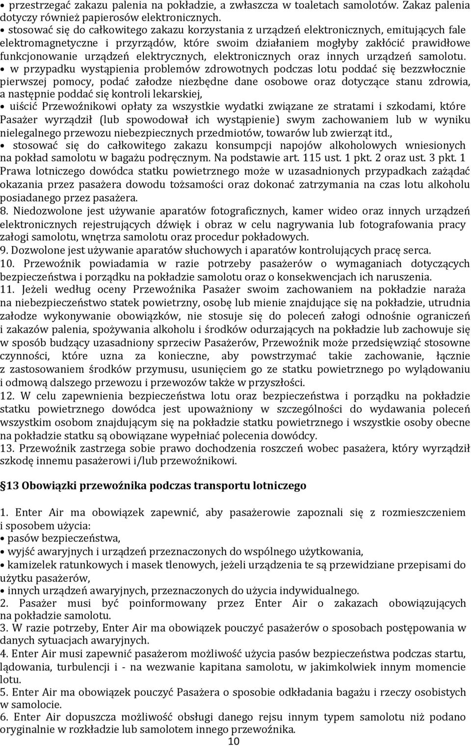 elektrycznych, elektronicznych oraz innych urządzeń samolotu.