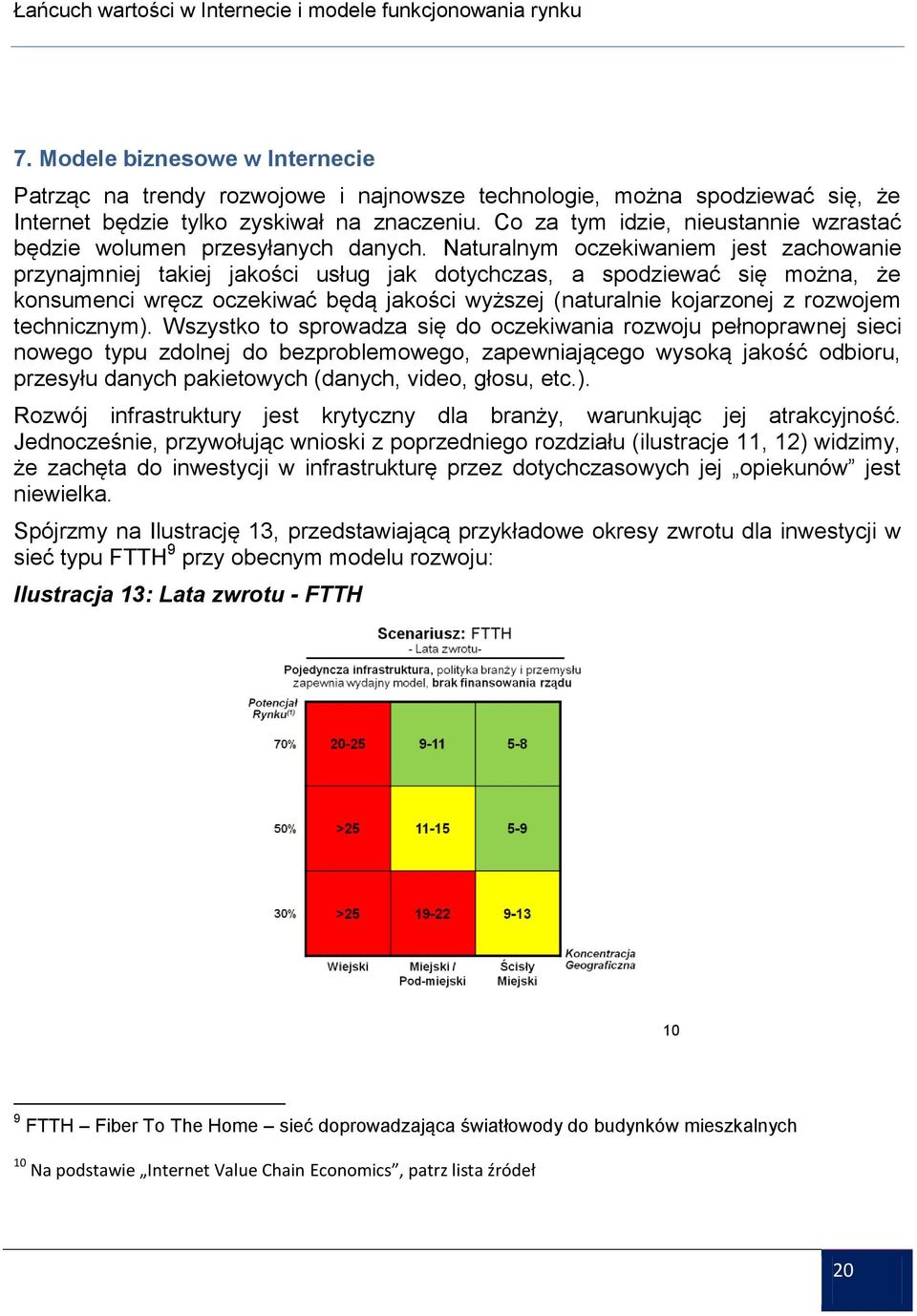 Naturalnym oczekiwaniem jest zachowanie przynajmniej takiej jakości usług jak dotychczas, a spodziewać się można, że konsumenci wręcz oczekiwać będą jakości wyższej (naturalnie kojarzonej z rozwojem