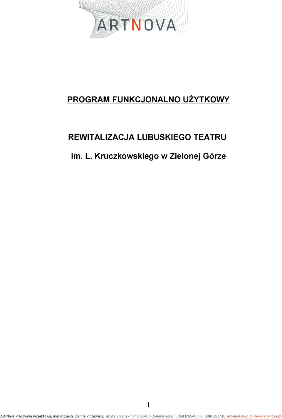 LUBUSKIEGO TEATRU im. L.