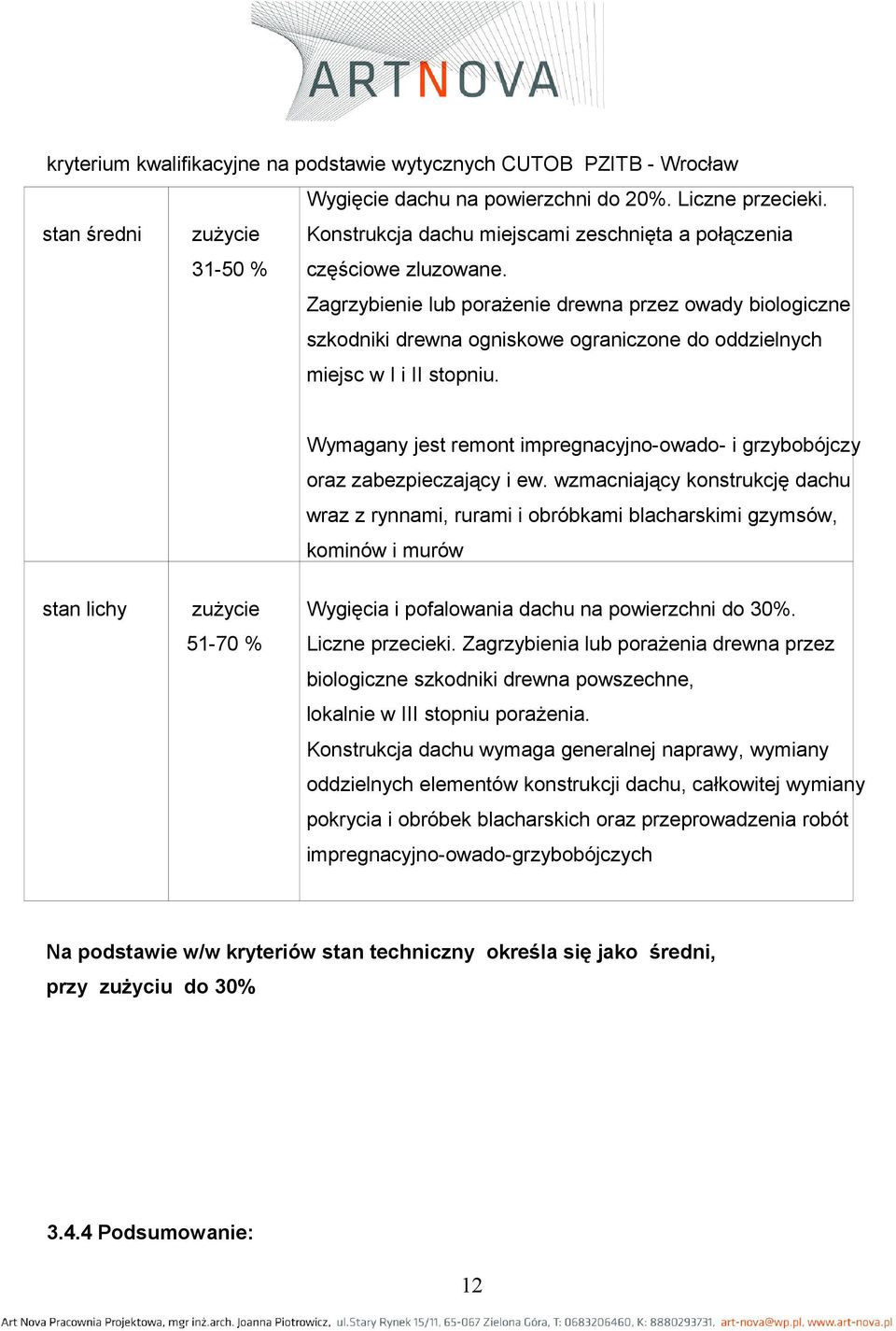 Zagrzybienie lub porażenie drewna przez owady biologiczne szkodniki drewna ogniskowe ograniczone do oddzielnych miejsc w I i II stopniu.