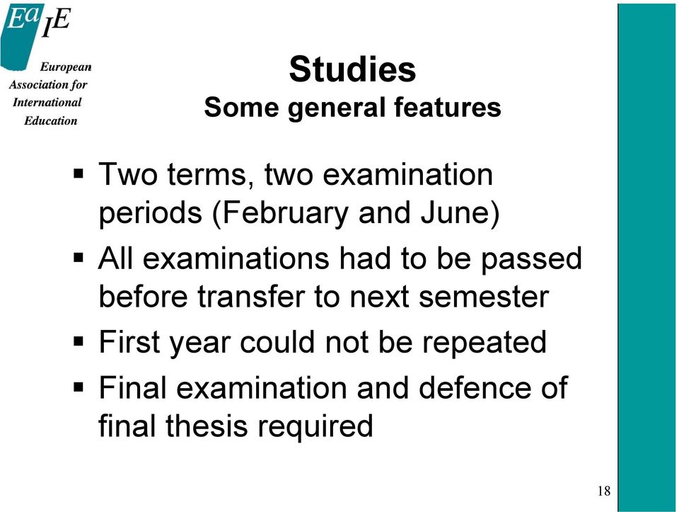 passed before transfer to next semester First year could not