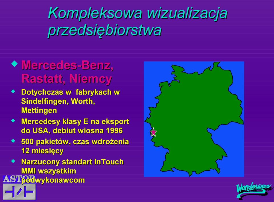 Mercedesy klasy E na eksport do USA, debiut wiosna 1996 500 pakietów,