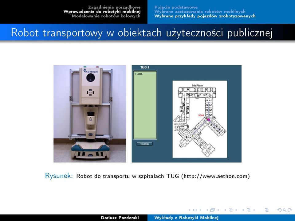 Rysunek: Robot do transportu w