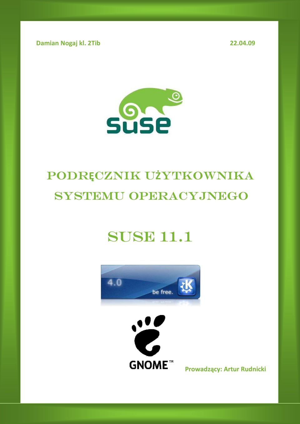 SYSTEMU operacyjnego SUSE