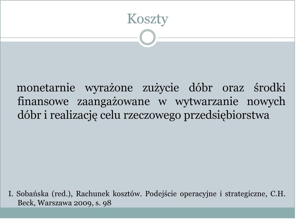 rzeczowego przedsiębiorstwa I. Sobańska (red.