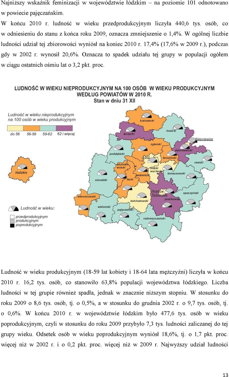 ), podczas gdy w 2002 r. wynosił 20,6%. Oznacza to spadek udziału tej grupy w populacji ogółem w ciągu ostatnich ośmiu lat o 3,2 pkt. proc.