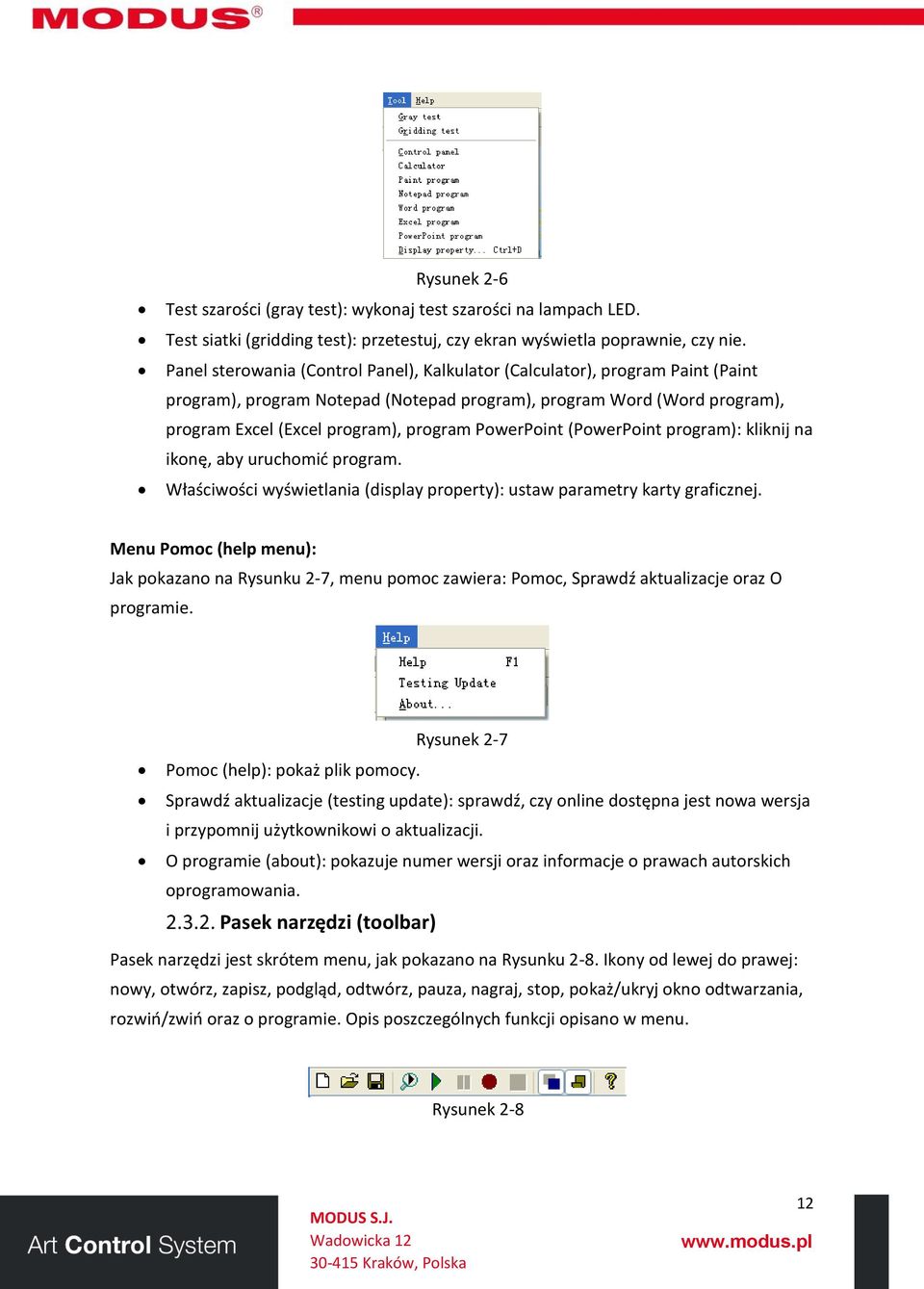 PowerPoint (PowerPoint program): kliknij na ikonę, aby uruchomić program. Właściwości wyświetlania (display property): ustaw parametry karty graficznej.