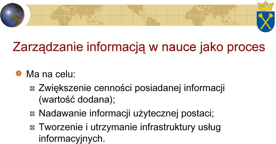 (wartość dodana); Nadawanie informacji użytecznej