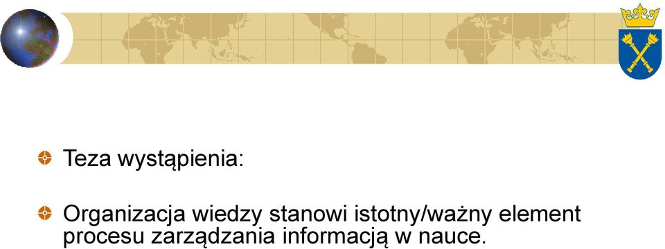 istotny/ważny element