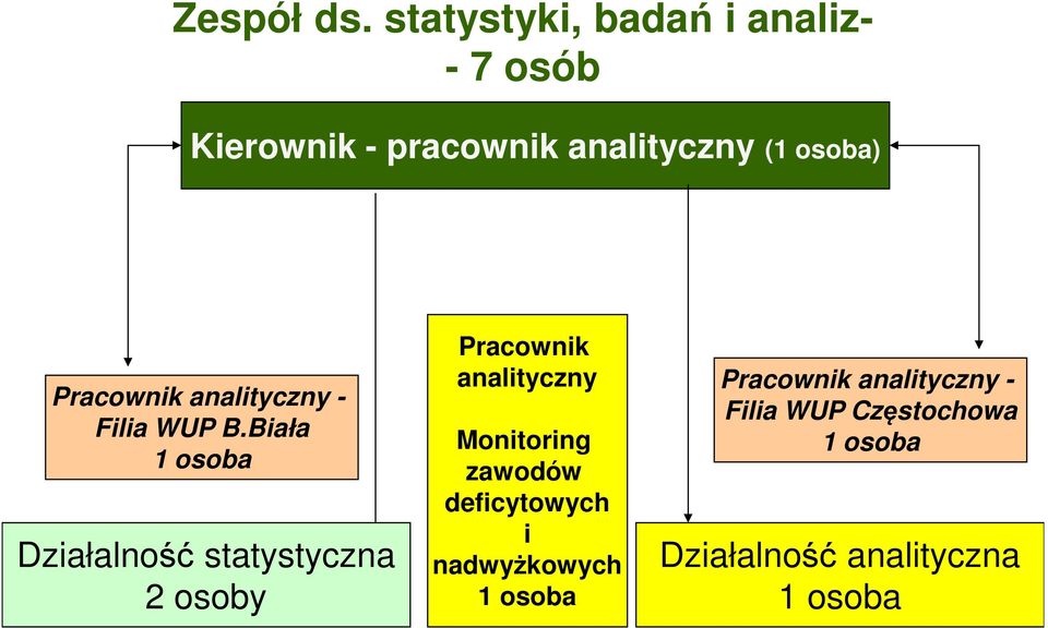 Pracownik analityczny - Filia WUP B.