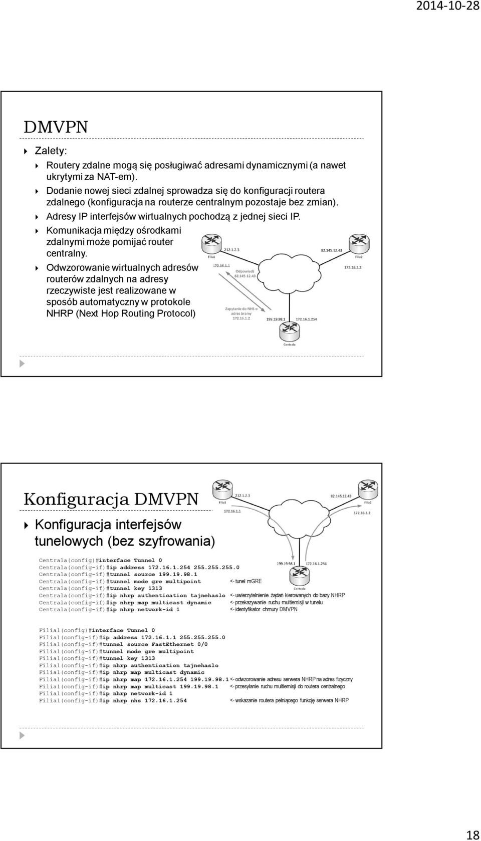 Komunikacja między ośrodkami zdalnymi może pomijać router centralny.