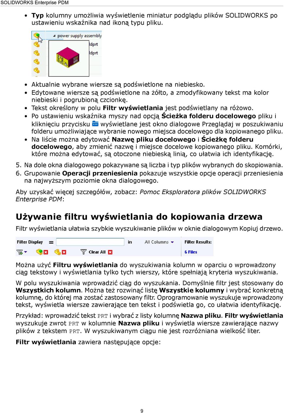 Po ustawieniu wskaźnika myszy nad opcją Ścieżka folderu docelowego pliku i kliknięciu przycisku wyświetlane jest okno dialogowe Przeglądaj w poszukiwaniu folderu umożliwiające wybranie nowego miejsca