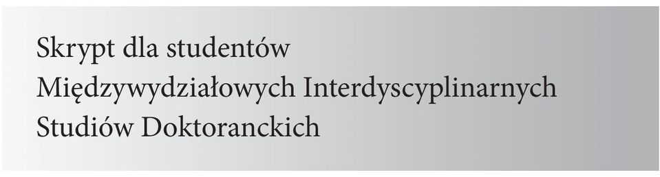 Interdyscyplinarnych