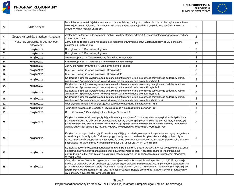 Pakiet do sprawdzania poprawności odpowiedzi Zestaw 53 kartoników z drukowanymi, małymi i wielkimi literami, cyframi 0-9, znakami interpunkcyjnymi oraz znakami działań, wys. cm.