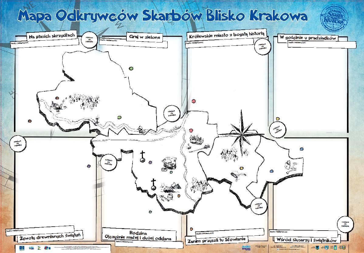 MARKA SKARBY BLISKO KRAKOWA I EDUKACJA REGIONALNA 2013 rok - Koncepcja wykorzystania zasobów, tj. Skarbów Blisko Krakowa w celu prowadzenia zajęć z zakresu edukacji regionalnej.