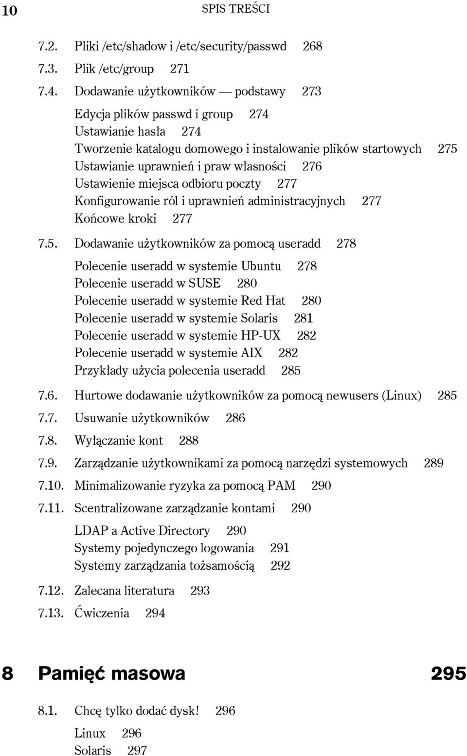 Ustawienie miejsca odbioru poczty 277 Konfigurowanie ról i uprawnień administracyjnych 277 Końcowe kroki 277 7.5.