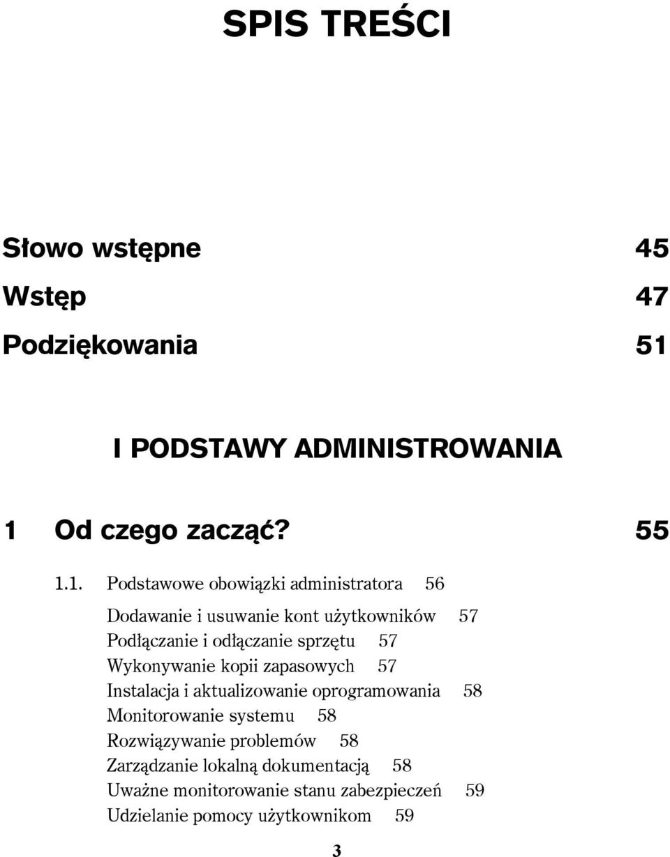 Od czego zacząć? 55 1.