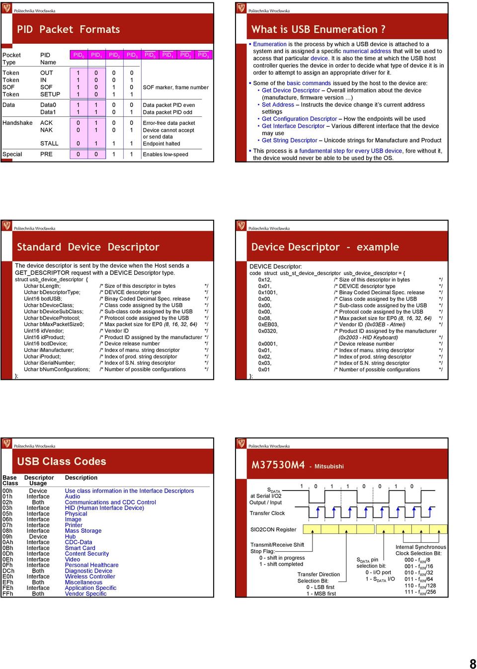 Enumeration is the process by which a USB device is attached to a system and is assigned a specific numerical address that will be used to access that particular device.