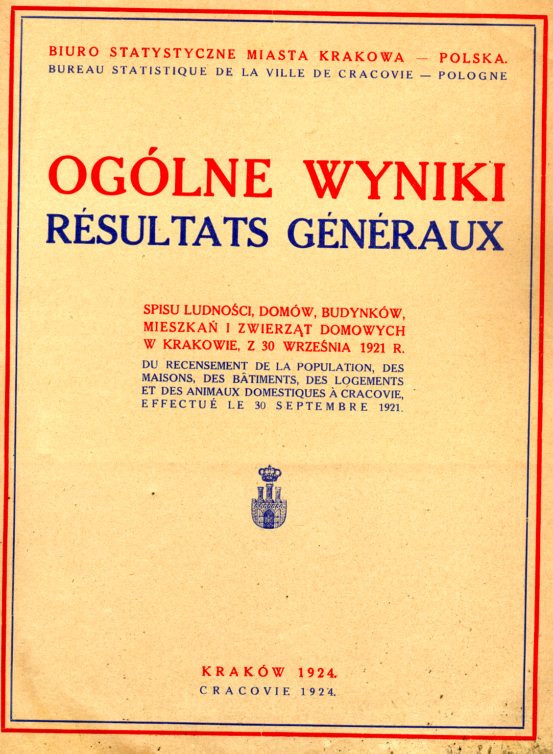 wyznanie, a wyniki opublikowano dla każdej, nawet najmniejszej, miejscowości, a także w odrębnych tomach dla