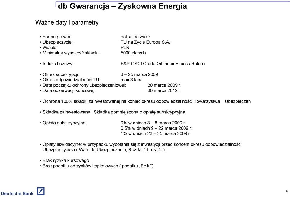 Data obserwacji końcowej: 30 marca 2012 r.