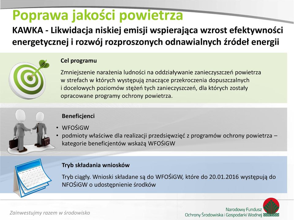 tych zanieczyszczeo, dla których zostały opracowane programy ochrony powietrza.