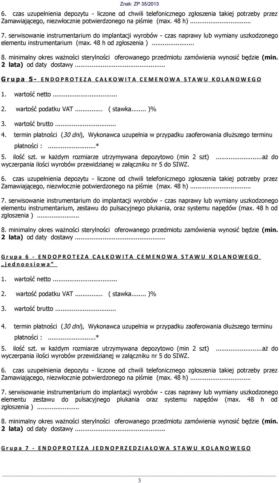 zestawu do pulsacyjnego płukania, oraz systemu napędów (max.