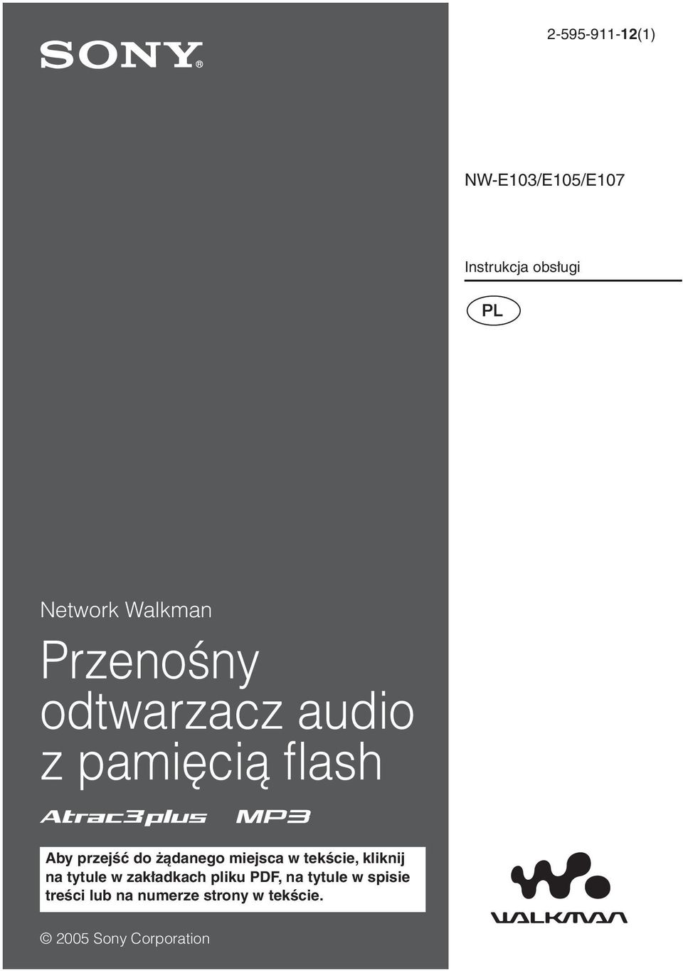 miejsca w tekście, kliknij na tytule w zakładkach pliku PDF, na