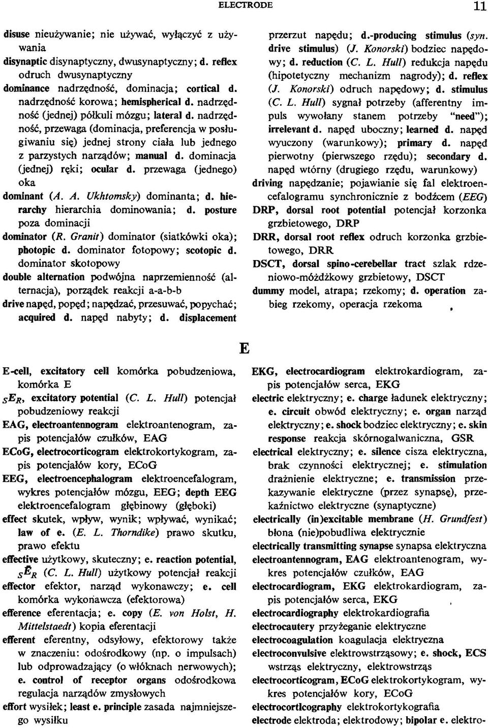 nadrzędność, przewaga (dominacja, preferencja w posługiwaniu się) jednej strony ciała lub jednego z parzystych narządów; manuał d. dominacja (jednej) ręki; ocular d.